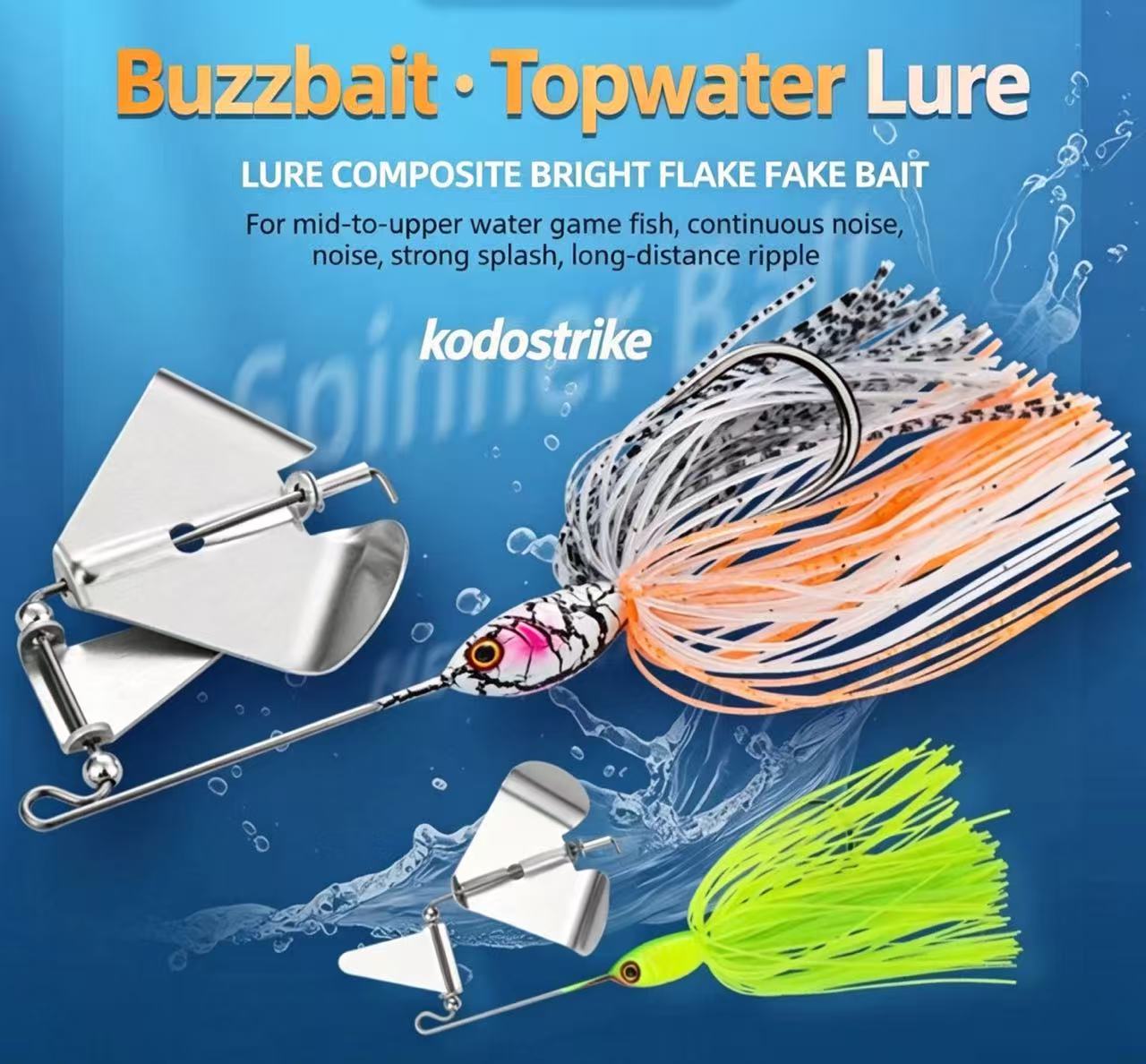 KodoStrike Buzz Bait Topwater Lure