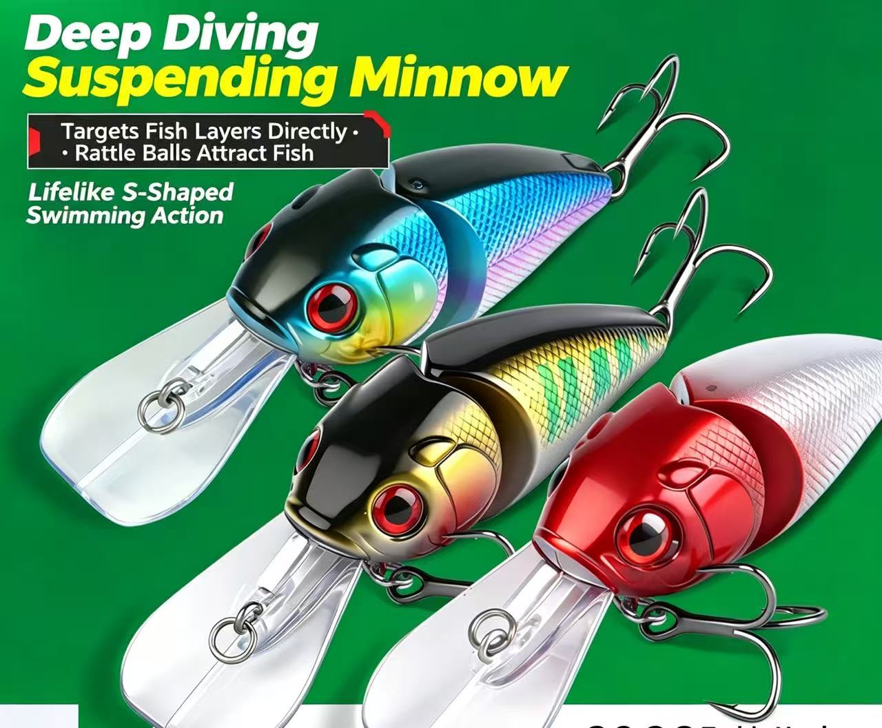 KodoStrike Jointed Crankbait Fishing Lure