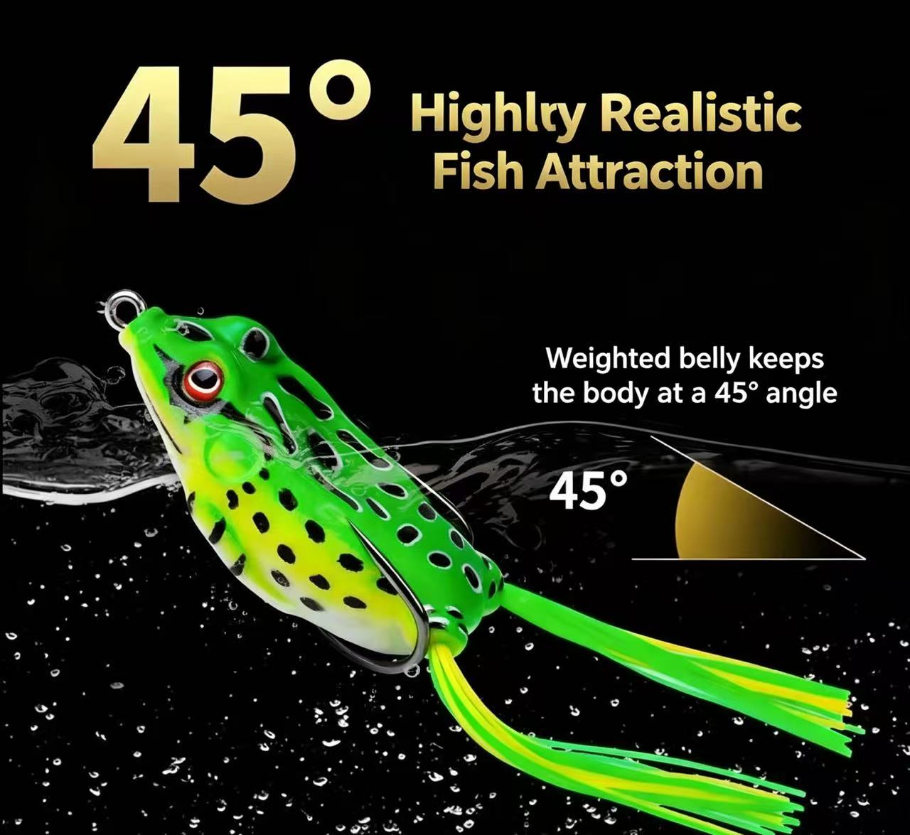 KodoStrike Soft Frog Topwater Fishing Lure
