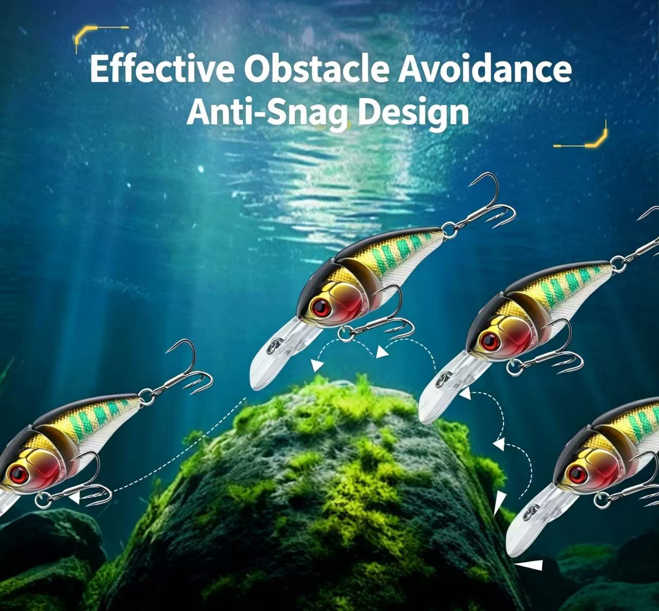 KodoStrike Jointed Crankbait Fishing Lure
